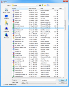 Data set preparation at EViews